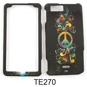 CELL PHONE CASE COVER FOR MOTOROLA DROID X MB810 RAINBOW PEACE MUSIC 