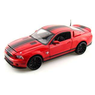 Ford 2012 Ford Shelby GT500 Super Snake 1/18 Red w/Black Stripes at 