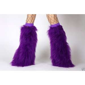  Furry Fluffy Leg Warmer purple Toys & Games