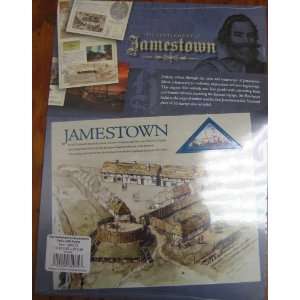  Jamestown stamp folio including sheet of stamps 