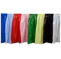 Plastic Table Party Picnic 29 x 14 Green Skirts   6 pk  