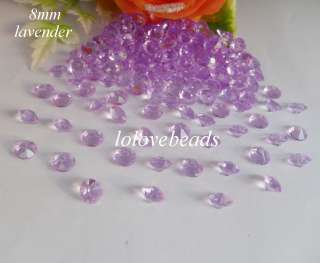 200x 2CT Acrylic Diamond Confetti Wedding Party Table Decoration 