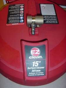 EZ CLEAN 15 SURFACE CLEANER PRESSURE WASHER ATTACHMENT. THIS IS IN 