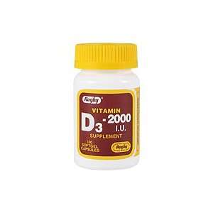  Vitamin D3 (2000 IU)   100 Softgels Health & Personal 