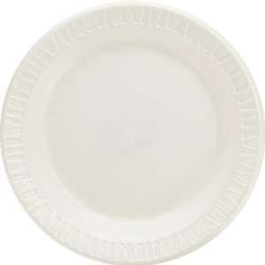 Round Foam Plastic Plates 125 / Pack in White  Kitchen 