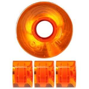   60mm Hot Juice Skateboard Wheels   Trans Orange