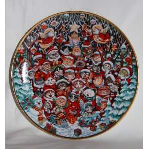  Santa Claws Collector Plate 