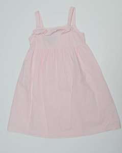CHAPS Girls Size 6x Pink seesucker Dress Adorable  