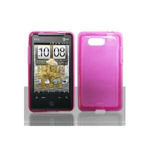  HTC Aria TPU Flexible TPU Skin Case   Hot Pink Cell 