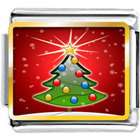 Pugster Christmas Tree Shinning Star Photo Charm Italian