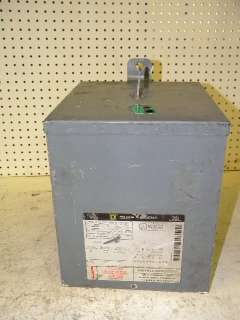 Square D 10S1F Sorgel Single Phase Insulated Transforme  