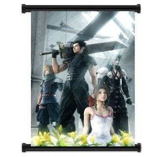 Final Fantasy VII Cloud Game Fabric Wall Scroll Poster (21x16 