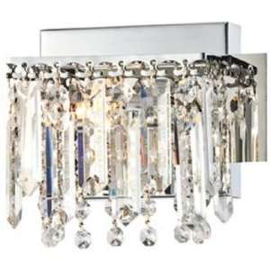  Possini Euro Design Hanging Crystal 7 3/4 Wide Bath Light 