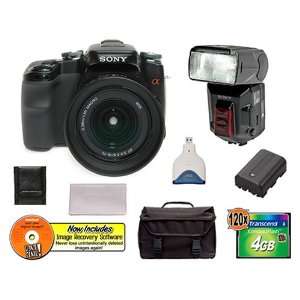 A100K 10.2MP Digital SLR Camera Kit with 18 70mm f3.5 5.6 Lens + Sony 