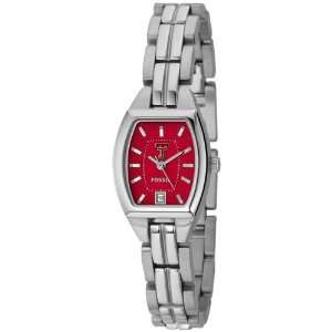  Fossil Texas Tech Red Raiders Ladies Stainless Steel 