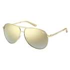   Jacobs 016 0AOZ Semi Matte Gold JO gray bronze mirror lens Sunglasses