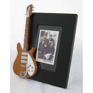  BEATLES Miniature Guitar Photo Frame Landed in USA 
