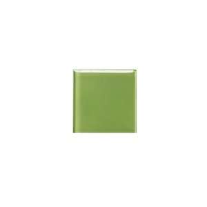  Noble Glass Tile 4 x 4 Olive Glossy Sample