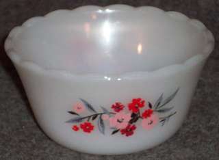 This is for a candy dish made by Fire King, in good condition