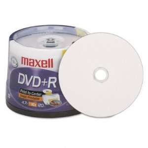  Maxell Inkjet Printable DVDR Discs MAX639022 Electronics