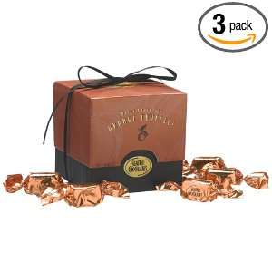 Seattle Chocolates White Chocolate Orange Truffles Gift Box, 8 Ounce 