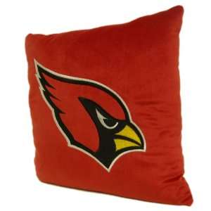  Arizona Cardinals 16x16 Embroidered Plush Pillow with 