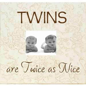   Twins are Twice as Nice 4 x 6 Tabletop Picture Frame 