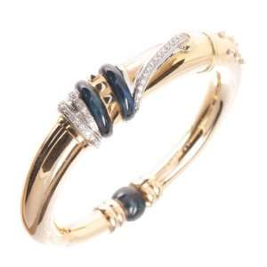  Art Nouveau Diamond Rose Gold Platinum Bracelet Jewelry