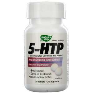 Natures Way 5 HTP with B 6 and Vitamin C (Natural Griffonia Bean 