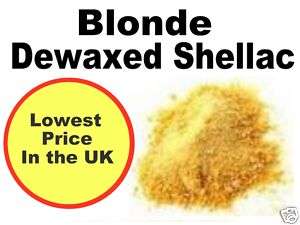 Blonde Dewaxed Shellac 250g   to make sanding sealer  