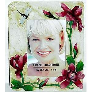  Magnolia and Dragonfly Picture Frame