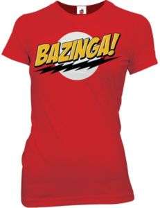The Big Bang Theory TV Show Bazinga Womans Shirt  