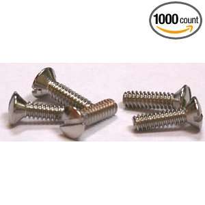 10 32 X 2 Machine Screws / Slotted / Oval Head / 18 8 Stainless Steel 