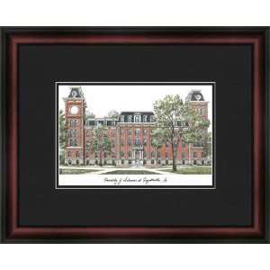    University of Arkansas Framed Lithograph Picture