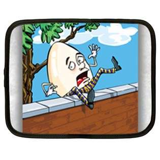 Carsons Collectibles Netbook Notebook Case Large of Humpty Dumpty Sat 