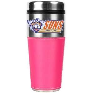  Phoenix Suns 16oz Stainless Steel Travel Tumbler with Pink 
