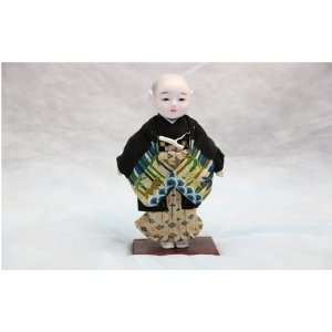   Ichimatsu Japanese Doll Montsuki hakama (Size #10) 