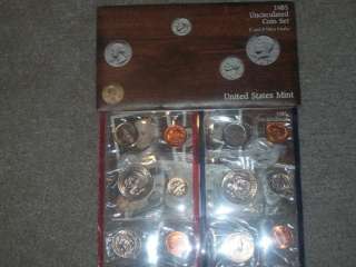 1985 P&D (12 Coin) Uncirculated U.S. Mint Set  