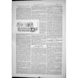  1889 Engineering American News Electric Railway Engine 