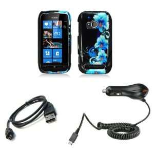  Nokia Lumia 710 (AT&T) Premium Combo Pack   Blue Lily 