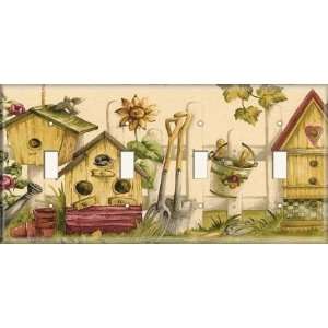  Four Switch Plate   Bird Lover 2