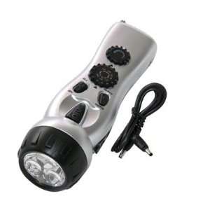  Guardian Dynamo Flashlight/Radio With Cell Charger 