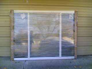 NEW Huge House Vinyl PICTURE WINDOW w/ Side Sliders (Heavy Duty Glass 