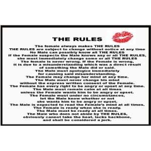  The Rules Mousepad 