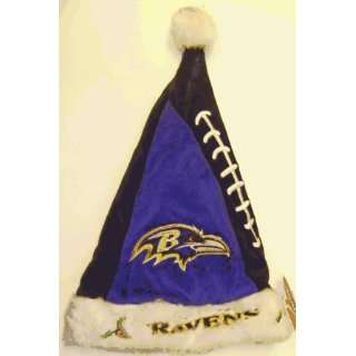  Baltimore Ravens Plush Santa Hat