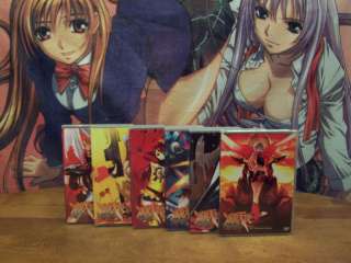 Burst Angel Vol 1,2,3,4,5,6 Complete Anime DVD  