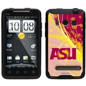  Arizona State   Swirl design on HTC Evo 4G Case by 