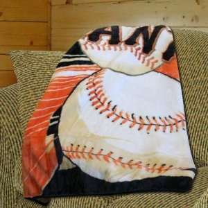  San Francisco Giants Big Stick Royal Plush Blanket Throw 