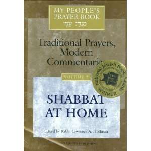   Prayers, Modern Commentaries   Shabbat at Home [Hardcover] Rabbi