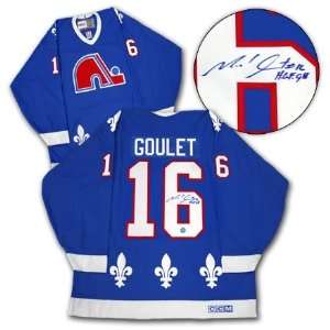  Michel Goulet Quebec Nordiques Autographed/Hand Signed Hof 